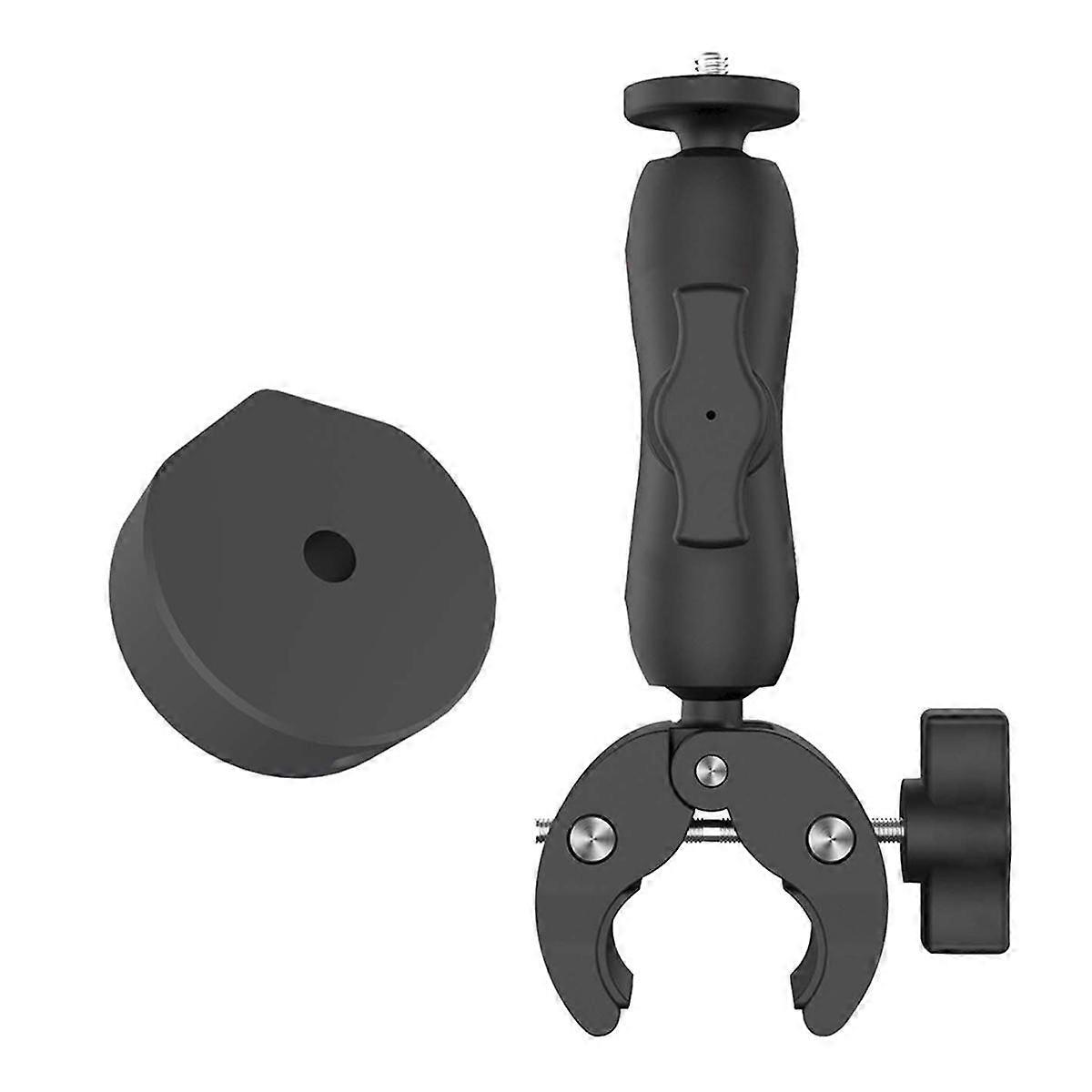 For Mini Round Tube Clamp Aluminum Alloy Bracket for Car RV Yacht Mount Satellite Antenna -86C