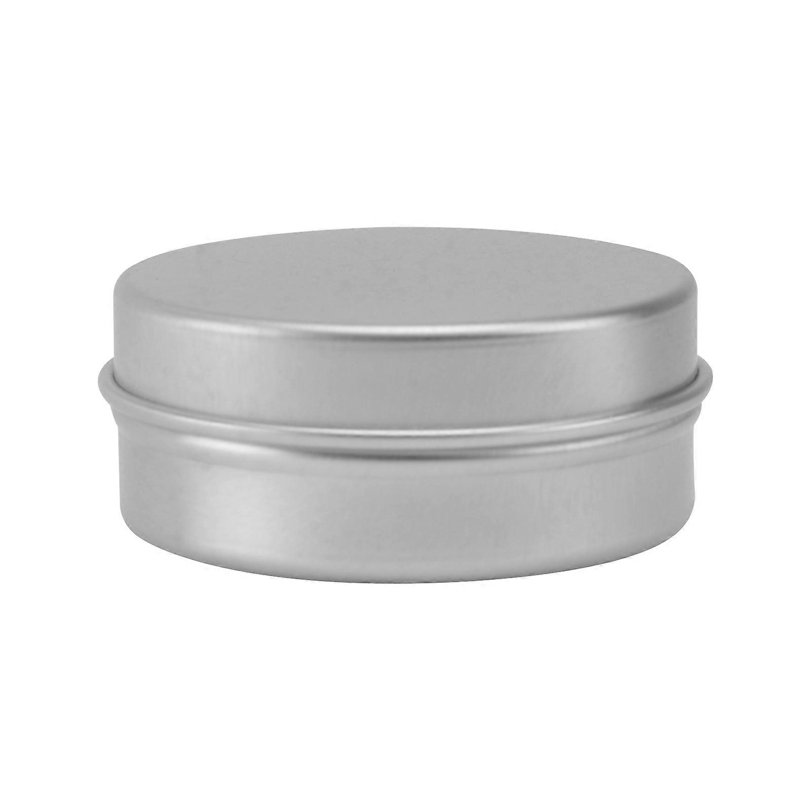 15ml Aluminium Specimen Box with Thread Travel Bottles Cosmetic Container Empty Cream Jar Pot with Lid for Makeup Pomade