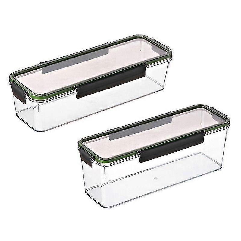 Spaghetti Container Food Storage Box Transparent Grain Seal Tank Airtight Clear Pasta Container Square Noodle Box