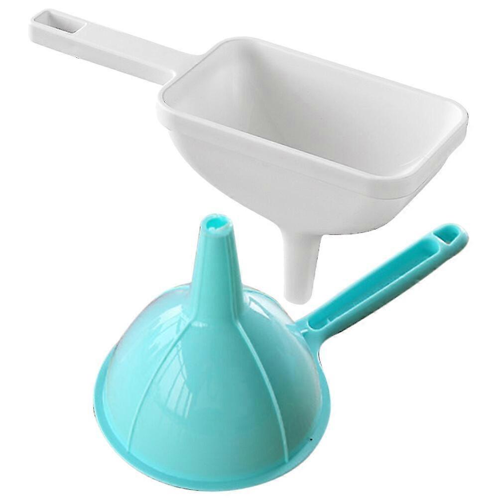 2pcs Kitchen Funnels Portable Vinegar Funnels Liquid Funnels Kitchen Gadgets