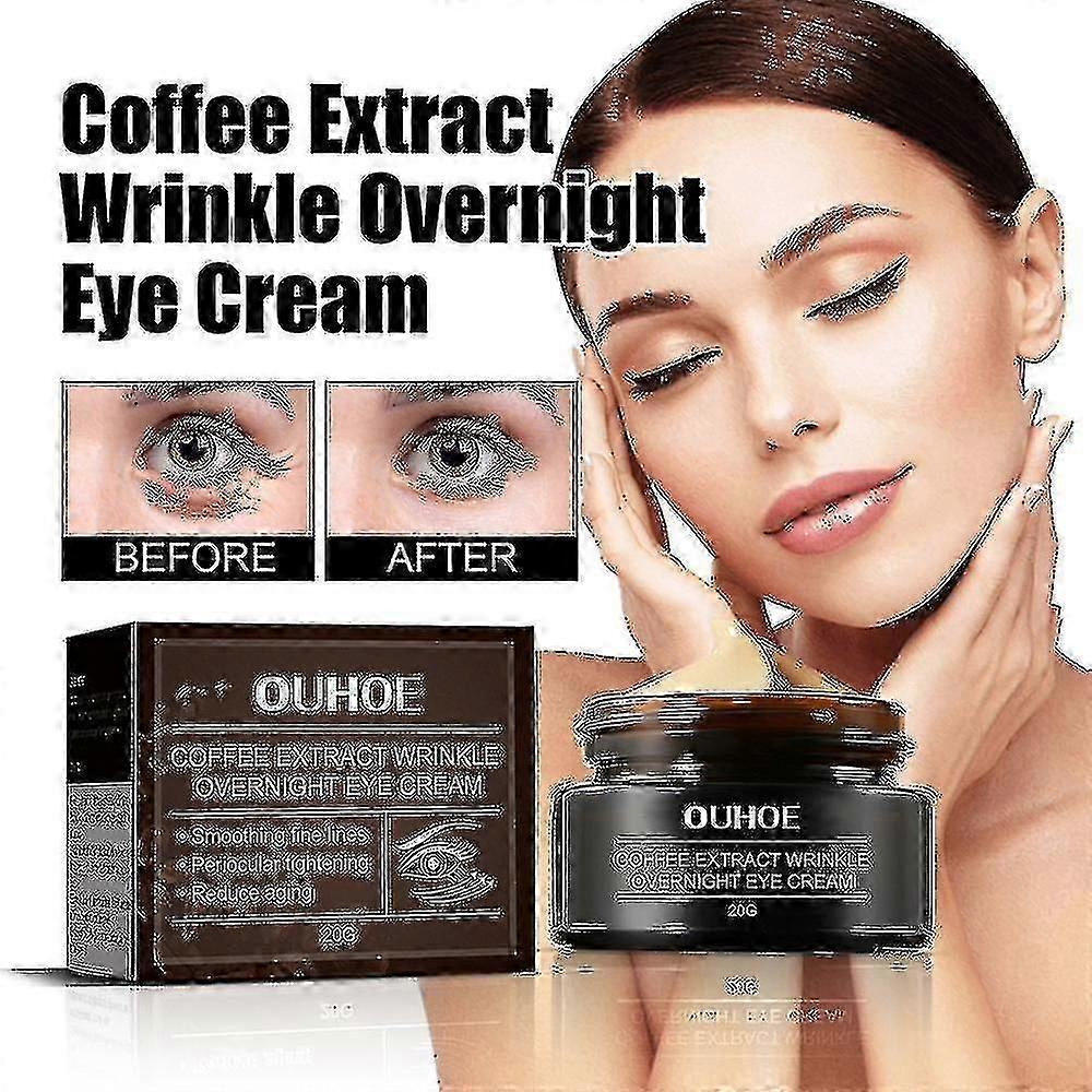 1ピースコーヒーエキスアンチリンクルオーバーナイトアイクリームアンチアジ