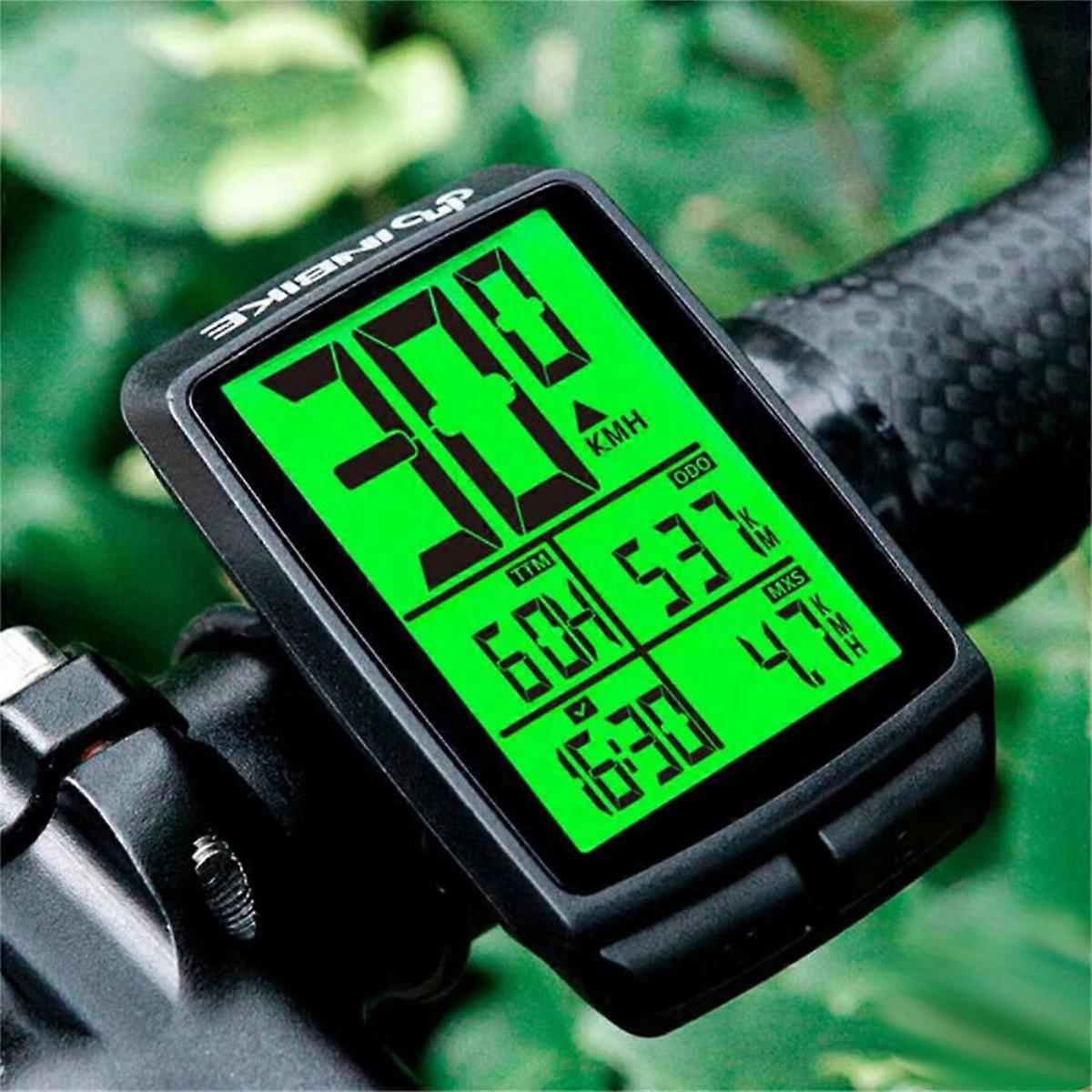 Bicycle Computer Meter Luminous Bicycle Odometer Wireless Bike Computer LCD Display Bicycle Speedometer Cycling Odometer