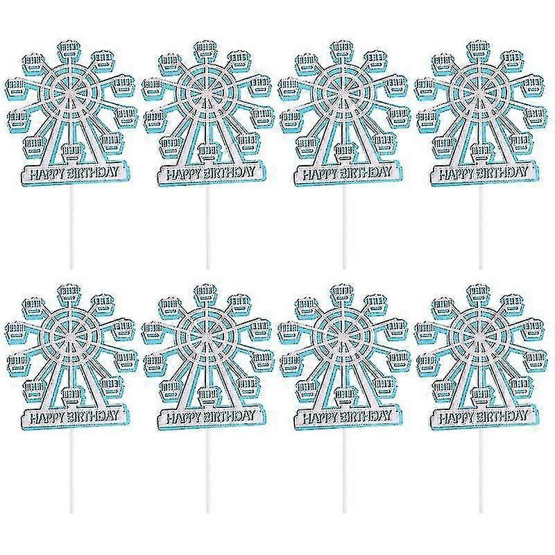 10pcs Ferries Wheel Cake Topper