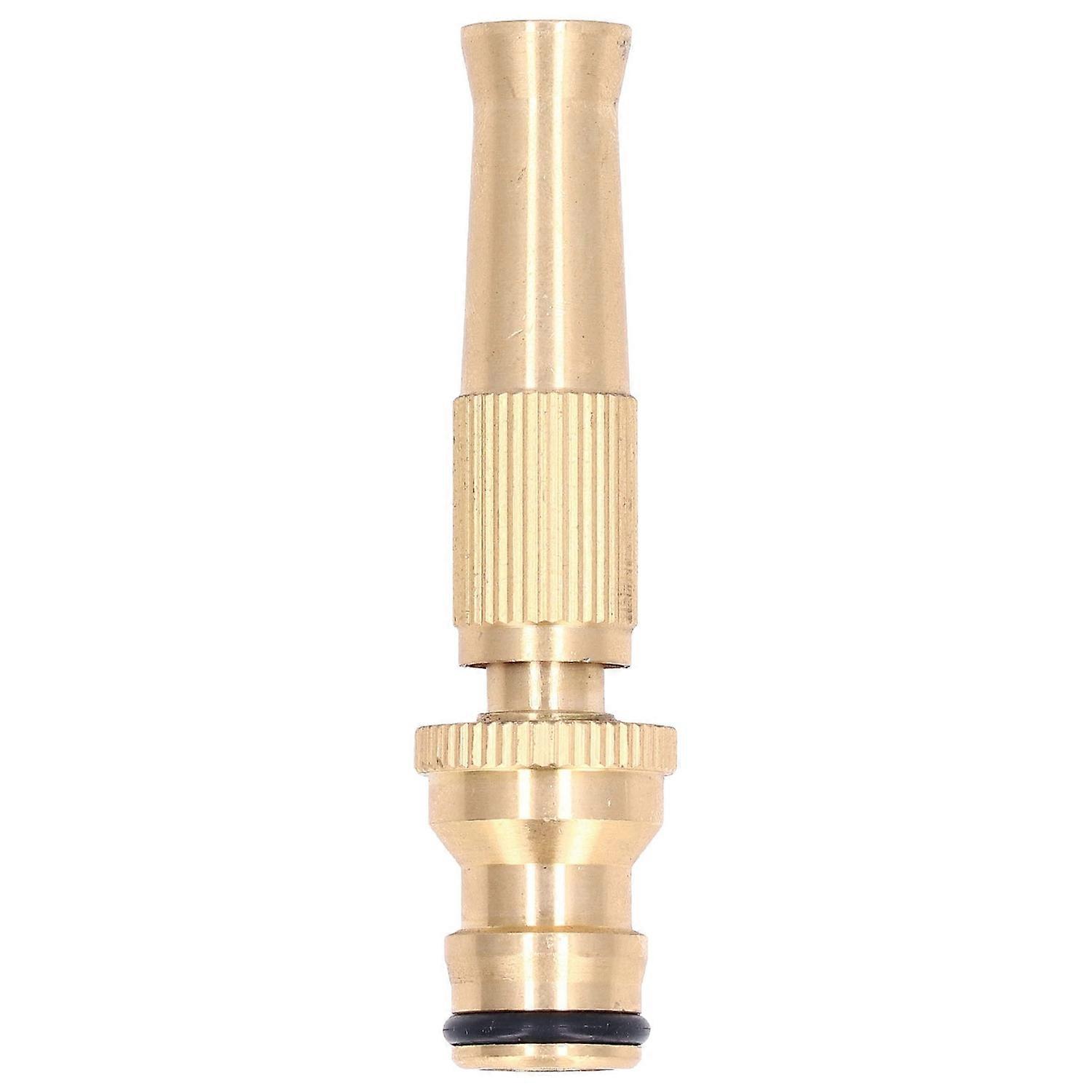 Hose Nozzle Jet Sprayer High Pressure Adjustable Brass Quick Connector for Garden
