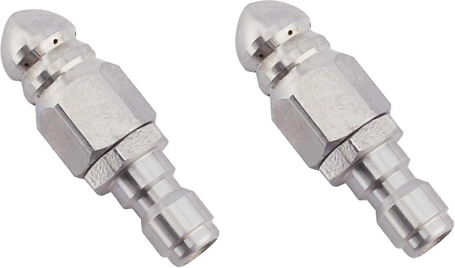 Pressure Washer Sewer Jetter Nozzle 2 Pcs Brass Sewer Jetting Nozzle for Pressure Washer Quick Connector