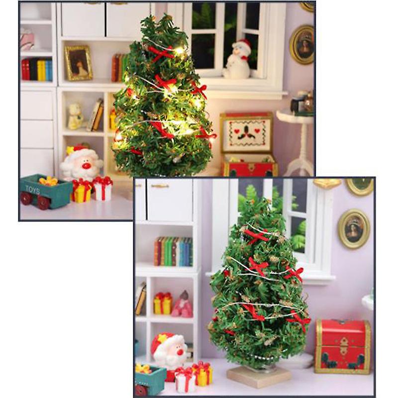 Mini Dollhouse Christmas Tree Diy Christmas Decorations For Home Table