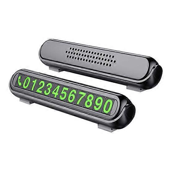 Aromatherapy Car Temporary Card Luminous Stop Parking Number Phone Display Plate