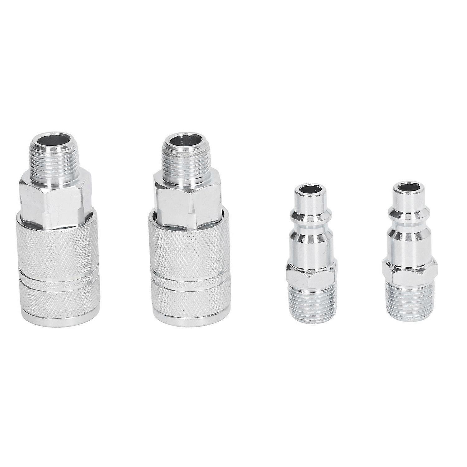 Air Hose Fittings 2 External Connection 2 External Plug 3/8 Inch NPT Industrial Air Compressor Quick