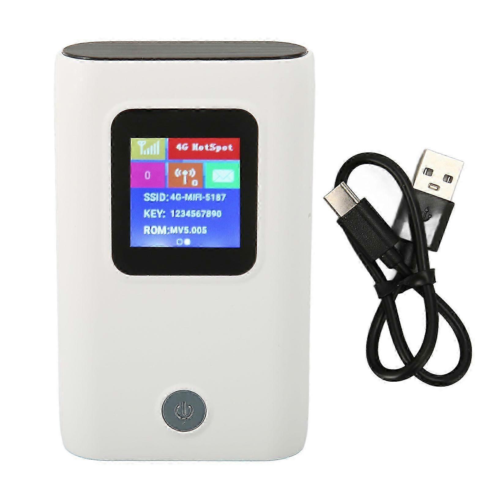 4G WiFi Router Nano SIM Card Slot 300Mbps 10 Users Capacity Power Bank Function Mobile WiFi Hotspot for Europe Region