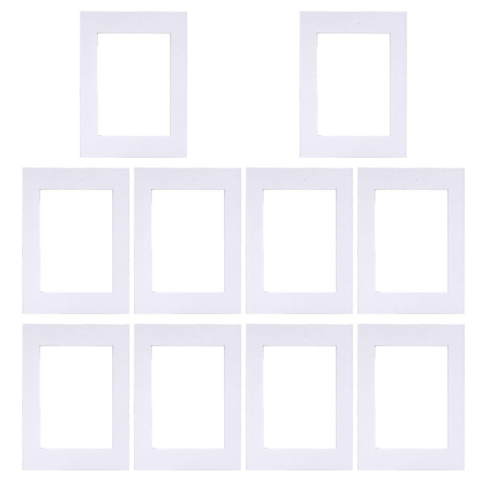 10pcs lined white cardboard - 2.7*17.8cm