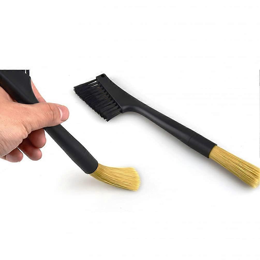 Dual Purpose Removable Coffee Brush for Cleaning Espresso Machines, Coffee Makers, Grinders, and Grounds