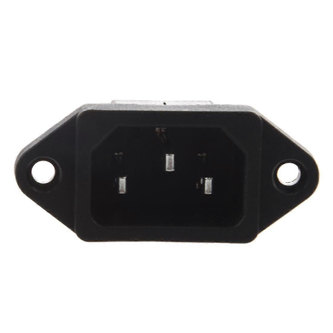 Iec 320 C14 Male Plug 3 Pins Pcb Panel Power Inlet Socket Connector