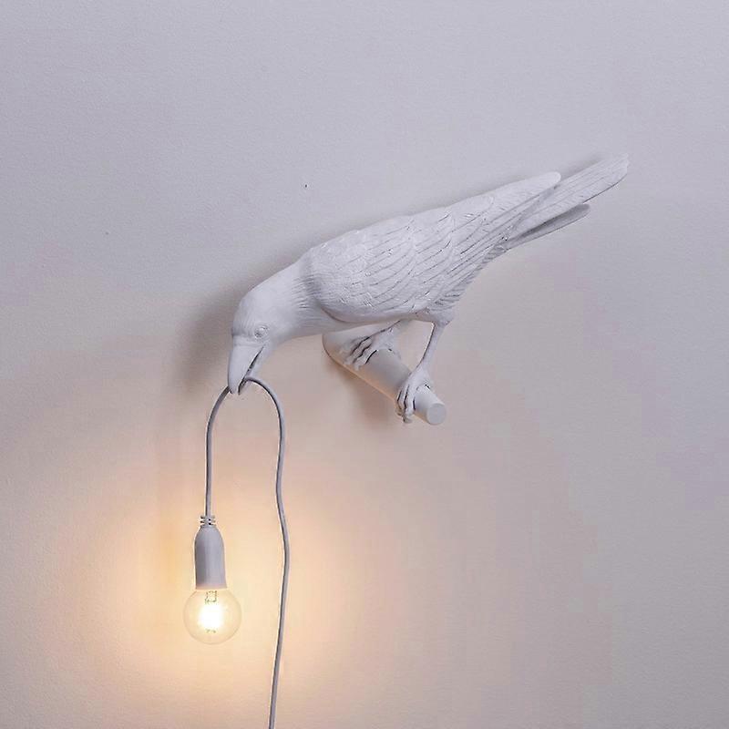 E14 LED Lucky Bird Wall Lamp Table Lamp For Bedroom, Style:Looking Wall Lamp, Plug:US Plug Looking Wall Lamp US Plug