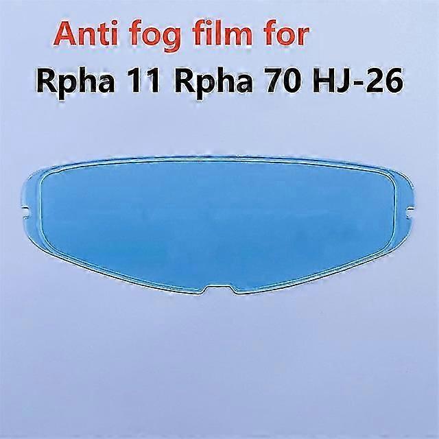 HJC Rpha 11 Rpha 70 HJ-26オートバイヘルメットアクセサリーフォグ耐性レンズモーターレーシングアクセサリーのための絶妙な防曇フィルム