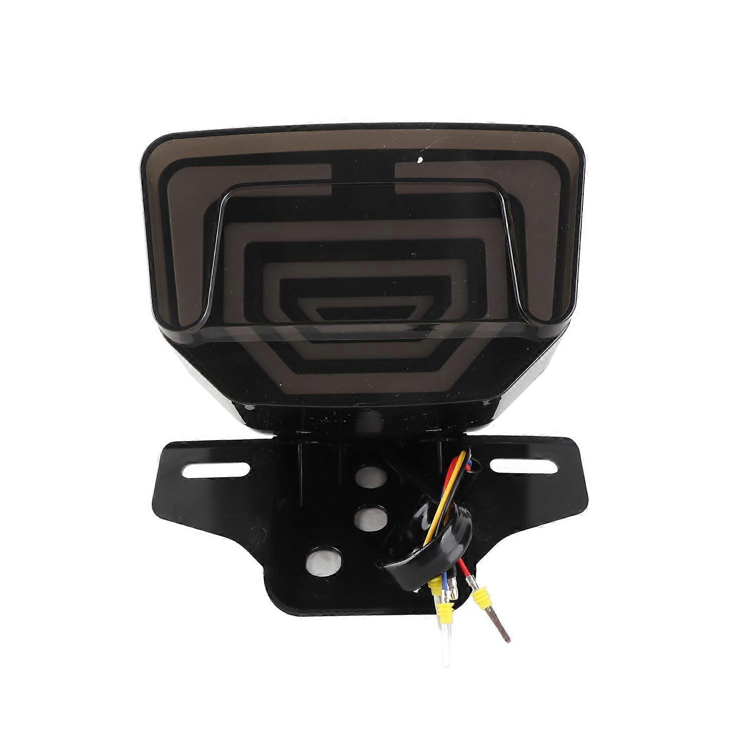 Motorcycle Tail Light DC 12V 2.4W LED Integrated Strobe Brake Lights With Dynamic Scanning Breathing