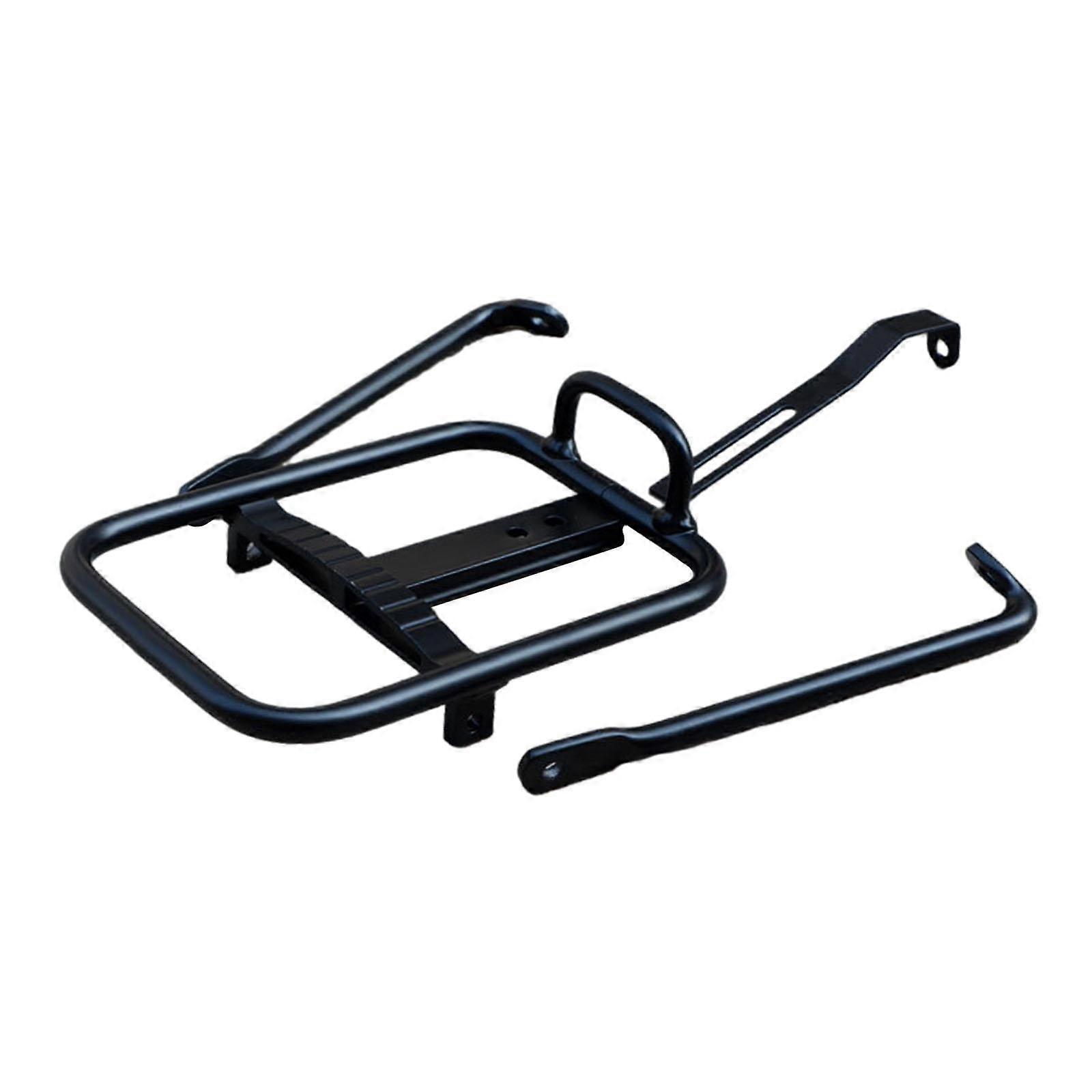 Cargo Rack Universal Bike Front Rack Pannier Rack Black