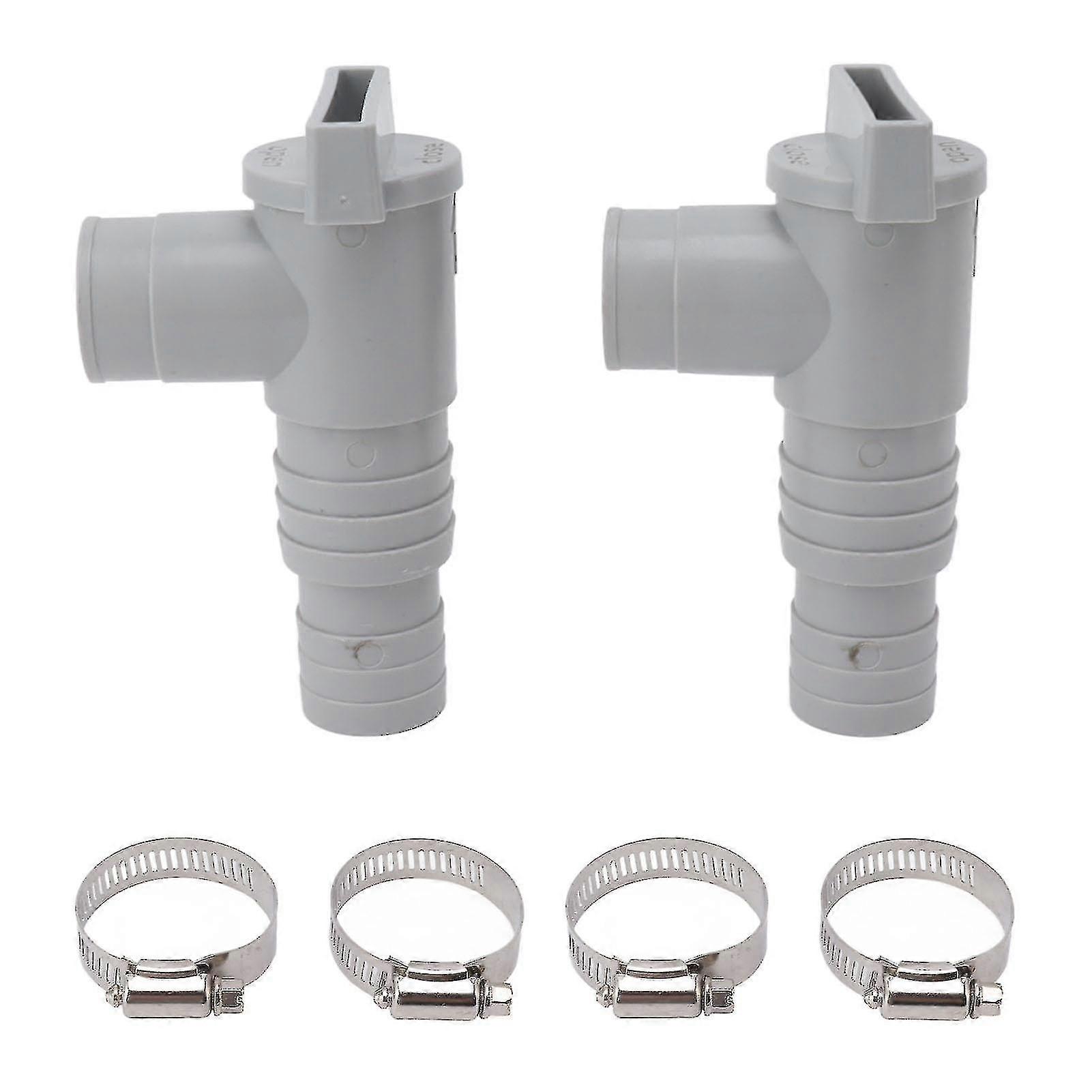 Intex Bestway PoolSun Stop Valve for 32mm Hose Connections - Pool Maintenance Accessory Yvan