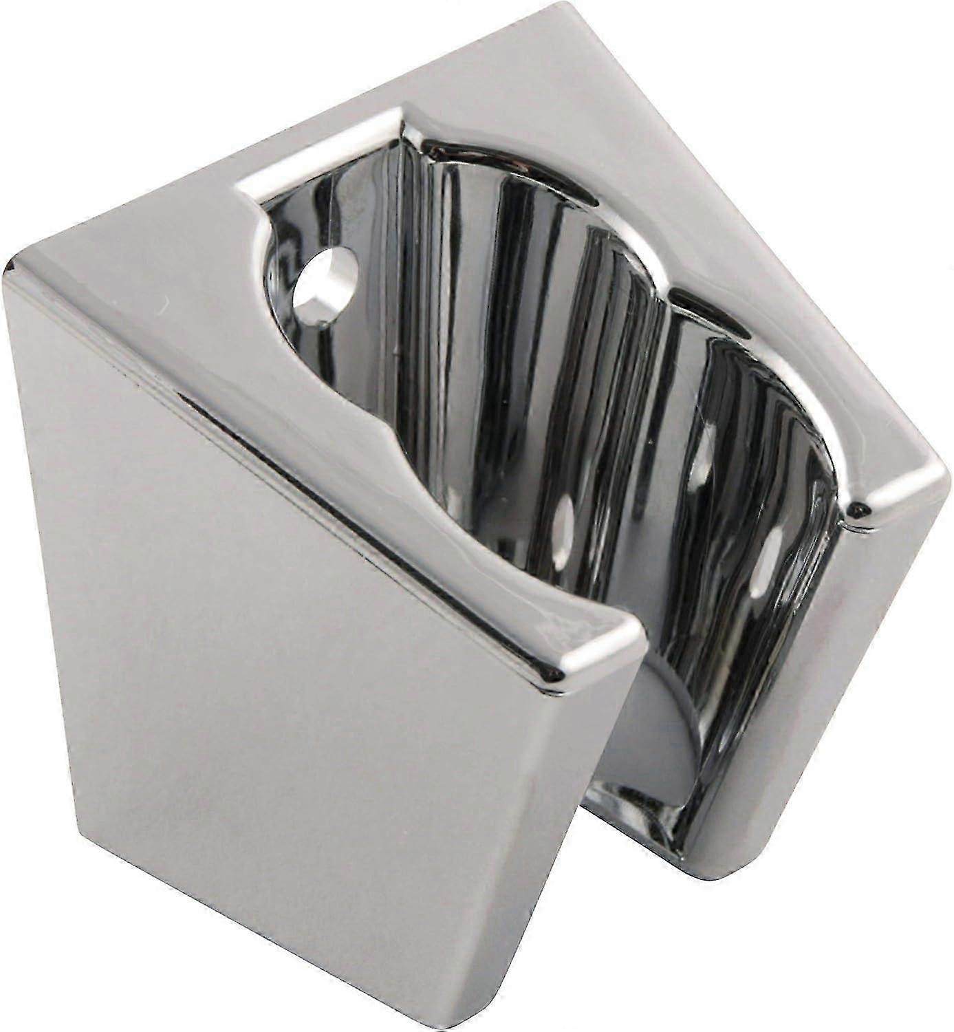1 Wall Bracket For Shower Head Adjustable 2 Levels Adjustable Plastic Chrome