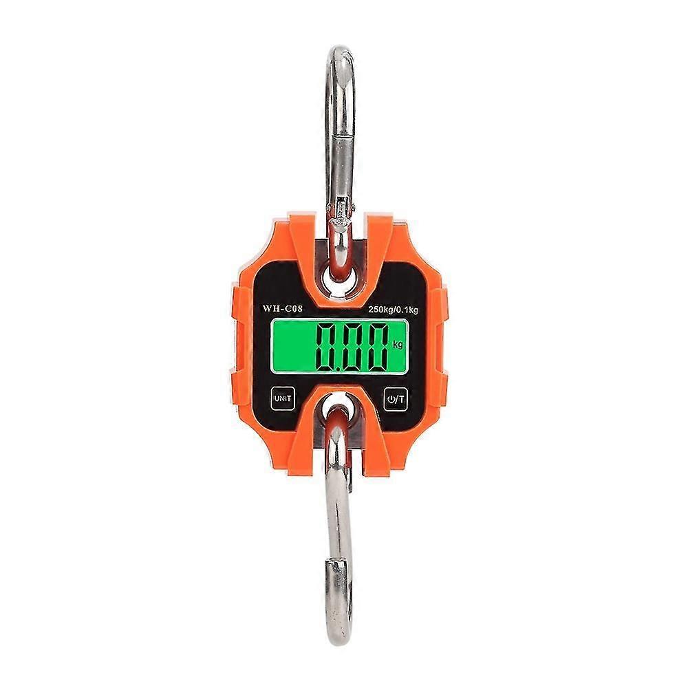 250kg Portable Hand Electronic Scale LCD Display with Backlight kg lb Catty One-Key Switch for Home