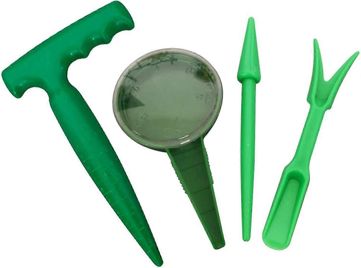 Seeder Tool Succulent Transplanting Tools Seed Sowing Garden Tools Seed Sower for Multiplication Planting Set - Sower Planter Punch Seedling Green