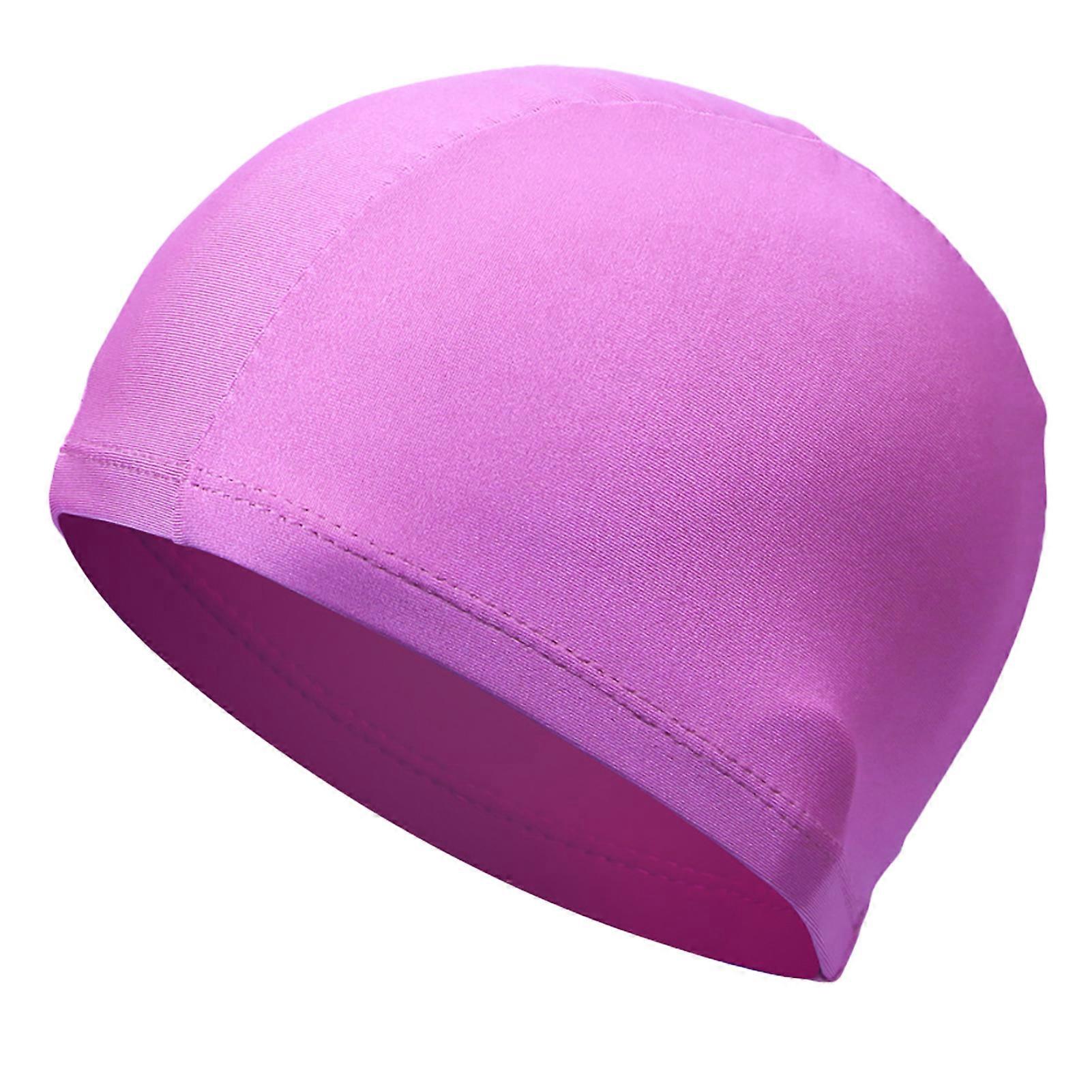 Polyester Fabric Swim Cap, High Elasticity, Thick And Durable, Protection For Hair And Ear, Breathable Soft Material, Durable Performance, Fashion