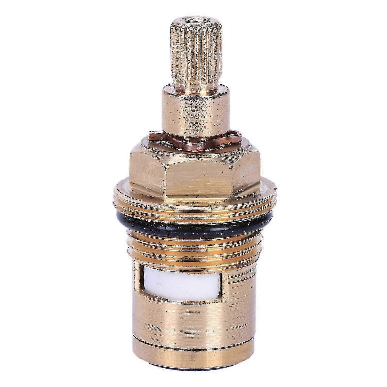 1 pcs Replacement Brass ceramic disc tap valve insert gland quarter turn
