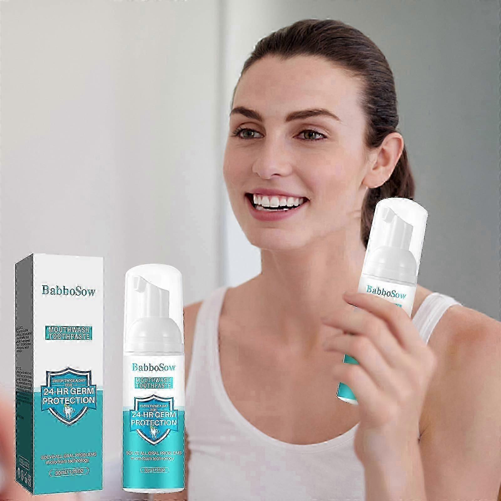 Tooth Cleaning Toothpaste Press Type Foam To Clean Teeth Toothpaste 30ml