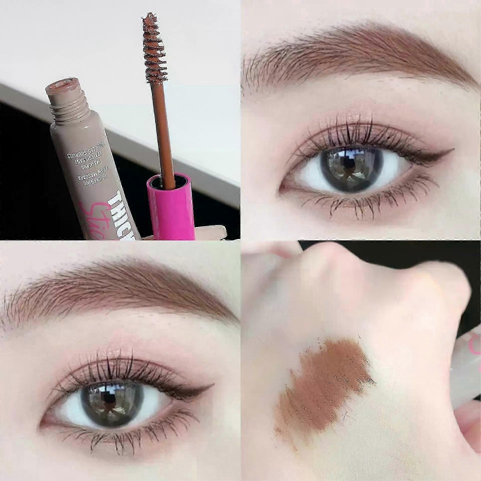Professional Makeup The Eyebrow Glue, Tinted Thickening Brow Mascara, Long-Lasting Tinted Eyebrow Gel, Extreme Hold Volumizing, Brow Fast Sculpt, Wate