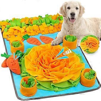 Large Snuffle Mat for Dogs with Dog Puzzle Toys Pet Foraging Mat and Interactive Ball Toys for Nose-Work Feeding Encourages Natural Foraging Skills