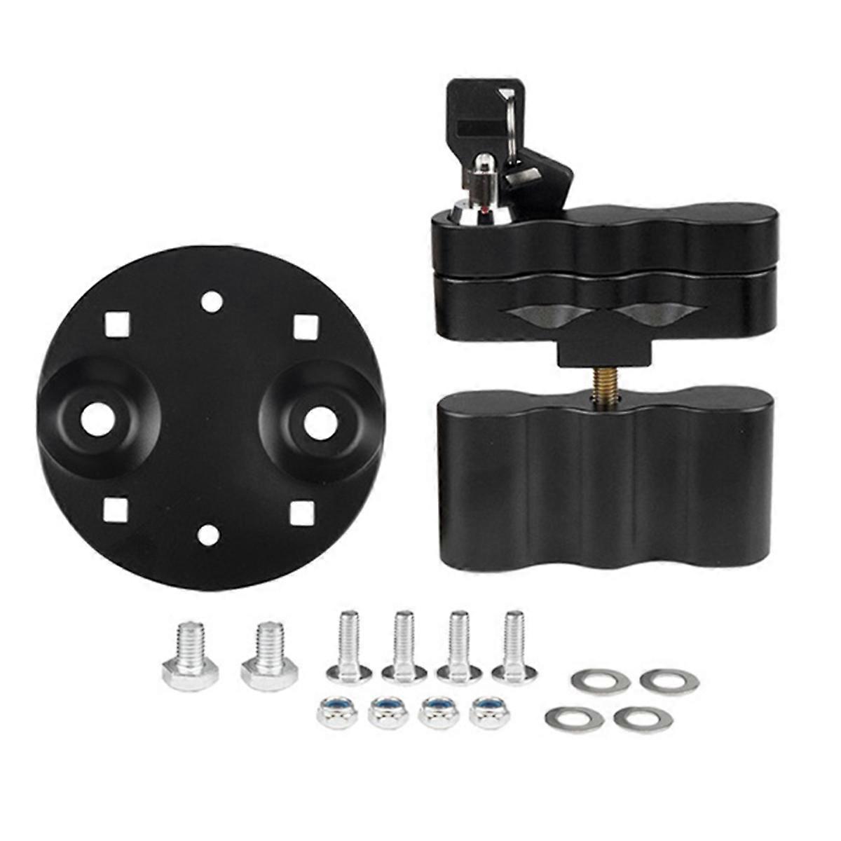 Mount Lock with Keys Locking Pack Mount for LOX-PM Fuel Pack or Storage Box and Water Pack Gas Can Mounts