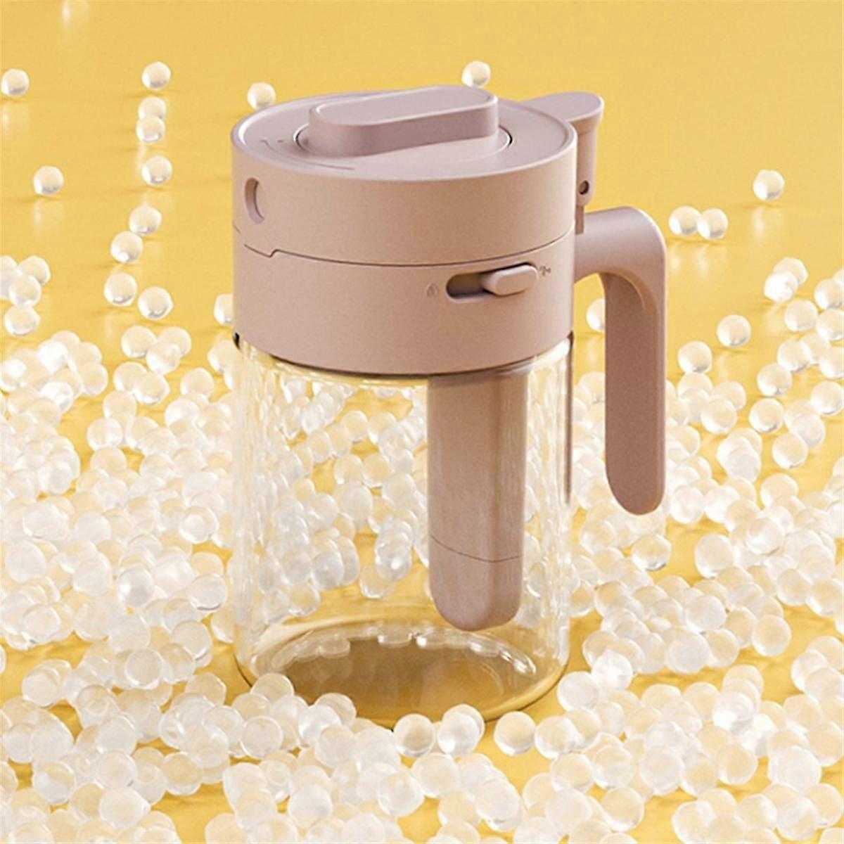 Seasonings and Spices Organizer,2-In-1 Spice Holder, Detachable Spice Jar with Spoon Cream Color