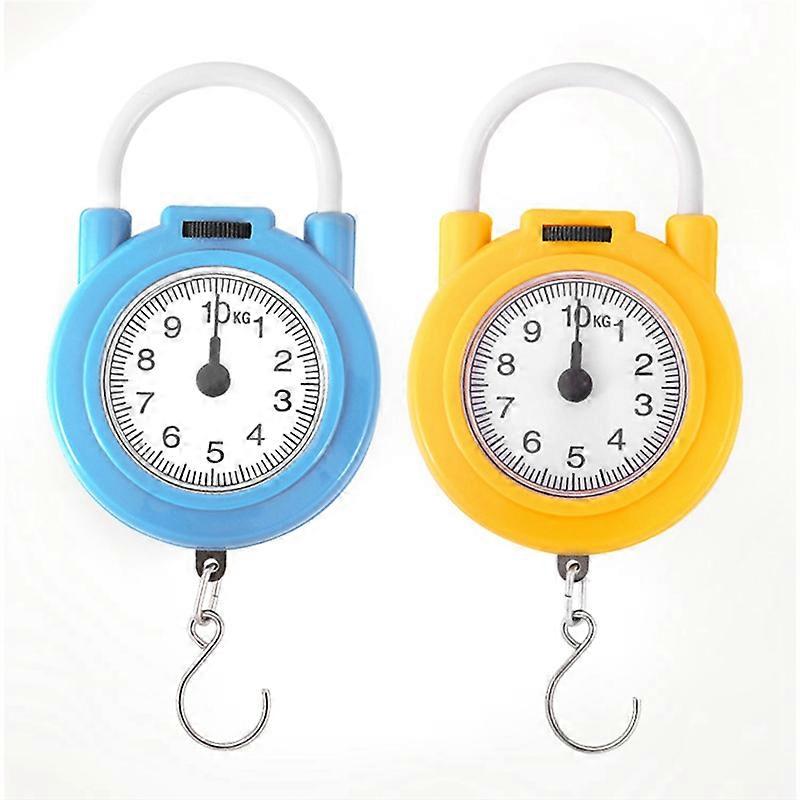 10Kg Mechanical Dial Scale Kitchen Scale for with Tape Meas Yellow