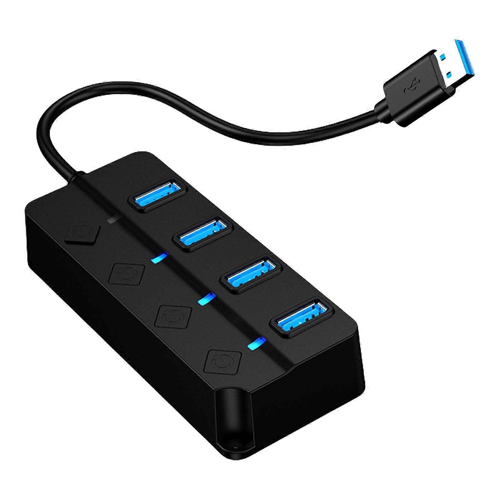 4 Port/7 Port USB Data Hub Splitter USB 3.0 Hub 5Gbps Multi USB Splitter Hub 23cm Cable USB Adapter Multiple Expander