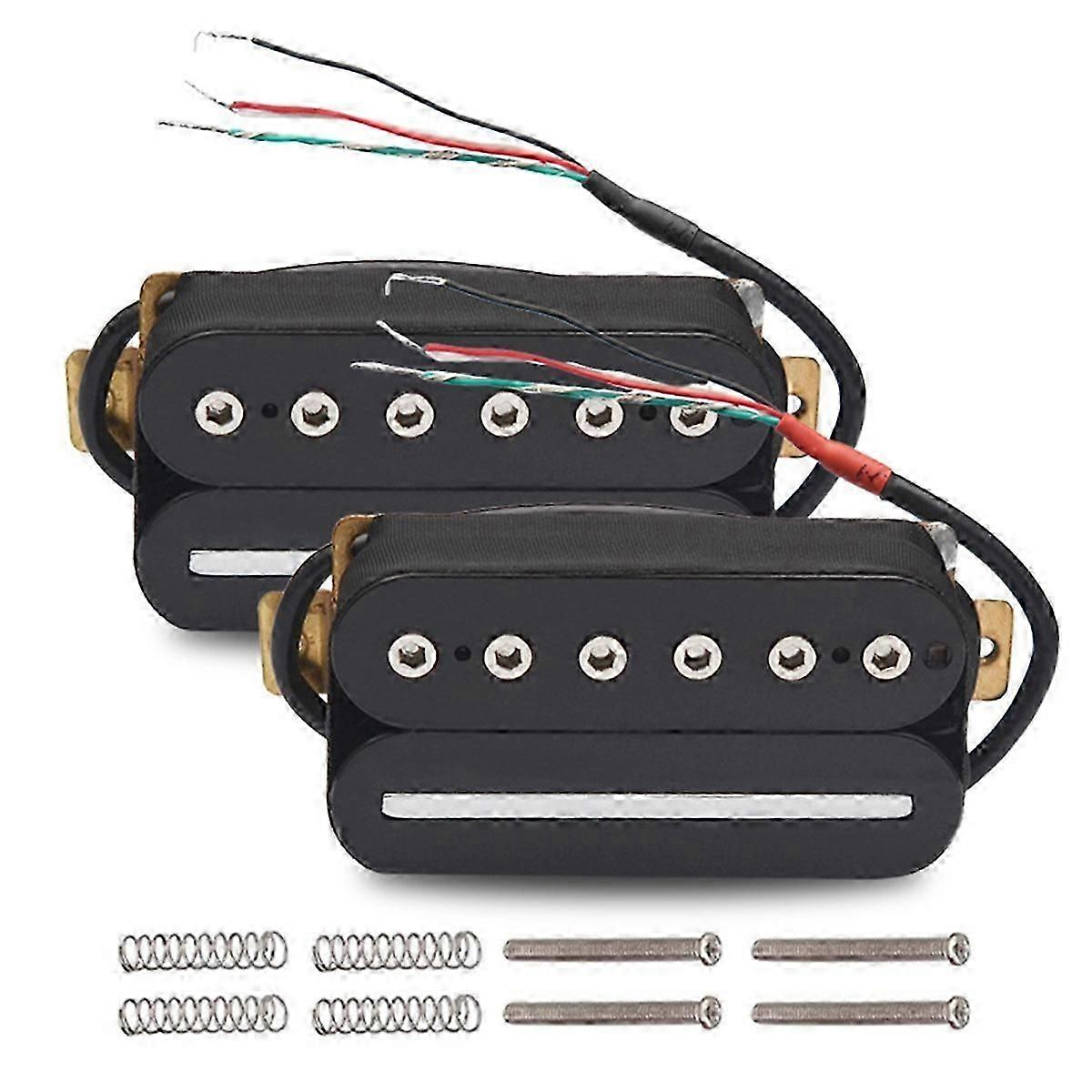2 قطعة الغيتار الكهربائي Humbucker ضبط لفائف مزدوجة الغيتار بيك أب الغيتار الكهربائي بيك أبP2025041101077