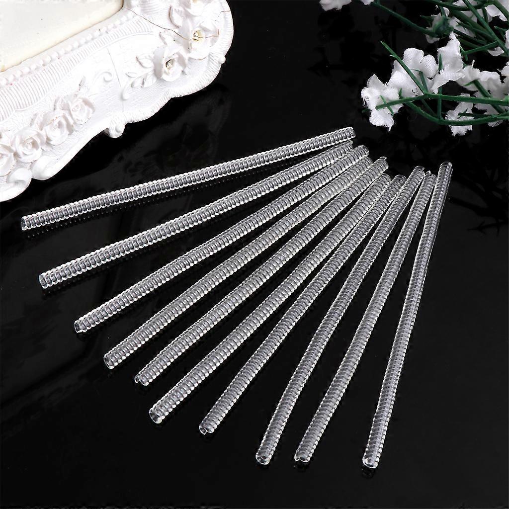 10 Pcs for Creative Ring Adjuster Invisible Transparent Spiral Cord Tension Reducer Adjustable Sizes for Men Women's Rin Clear