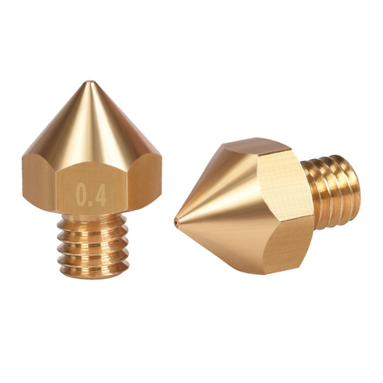 1.75mm Brass Nozzles for B1 um2 3D Printer Durable Material Nozzles 1.75/0.4mm Nozzle Replacement 0.4mm
