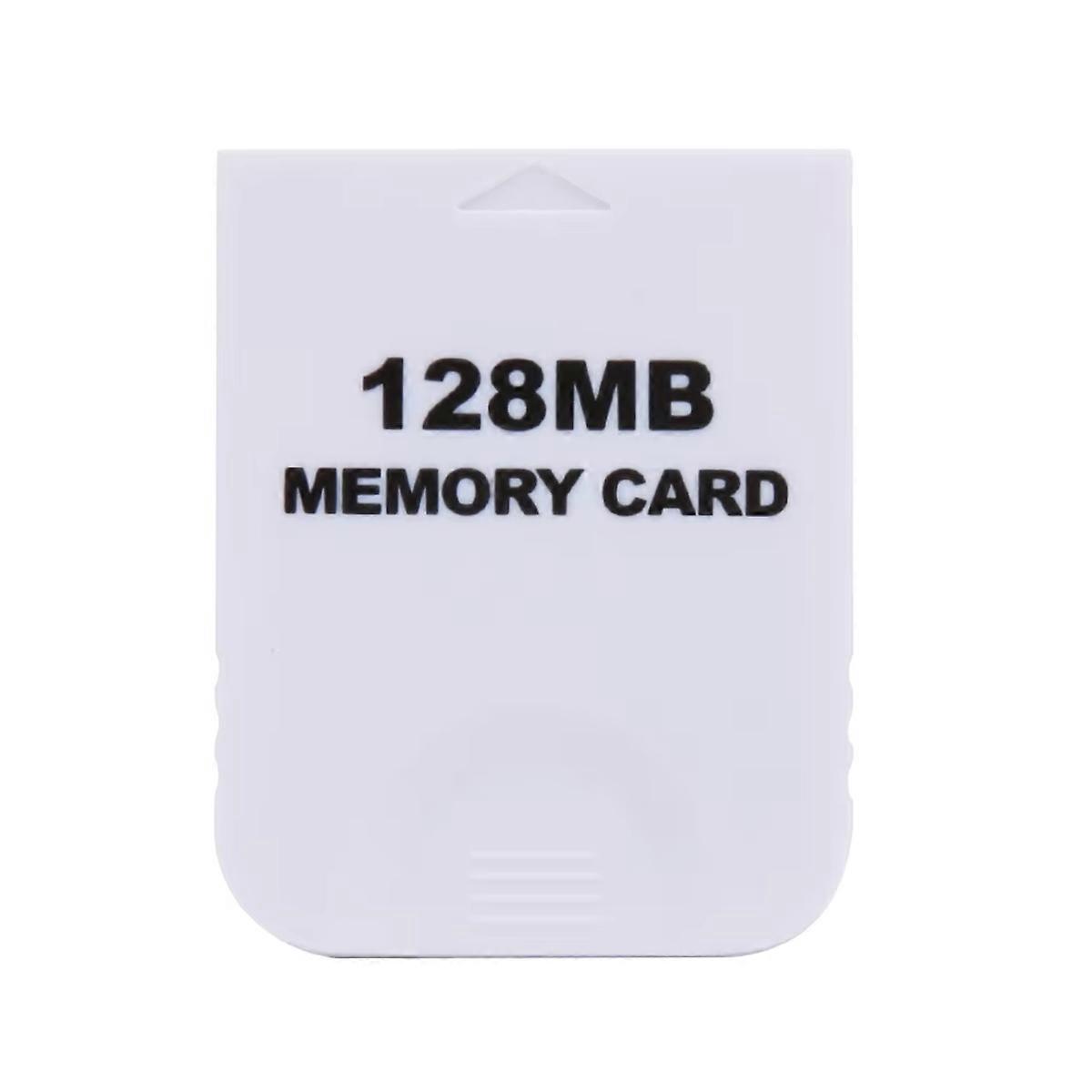 White Memory Card High Speed Flash Memory Chip Easy to Use Game 128MB
