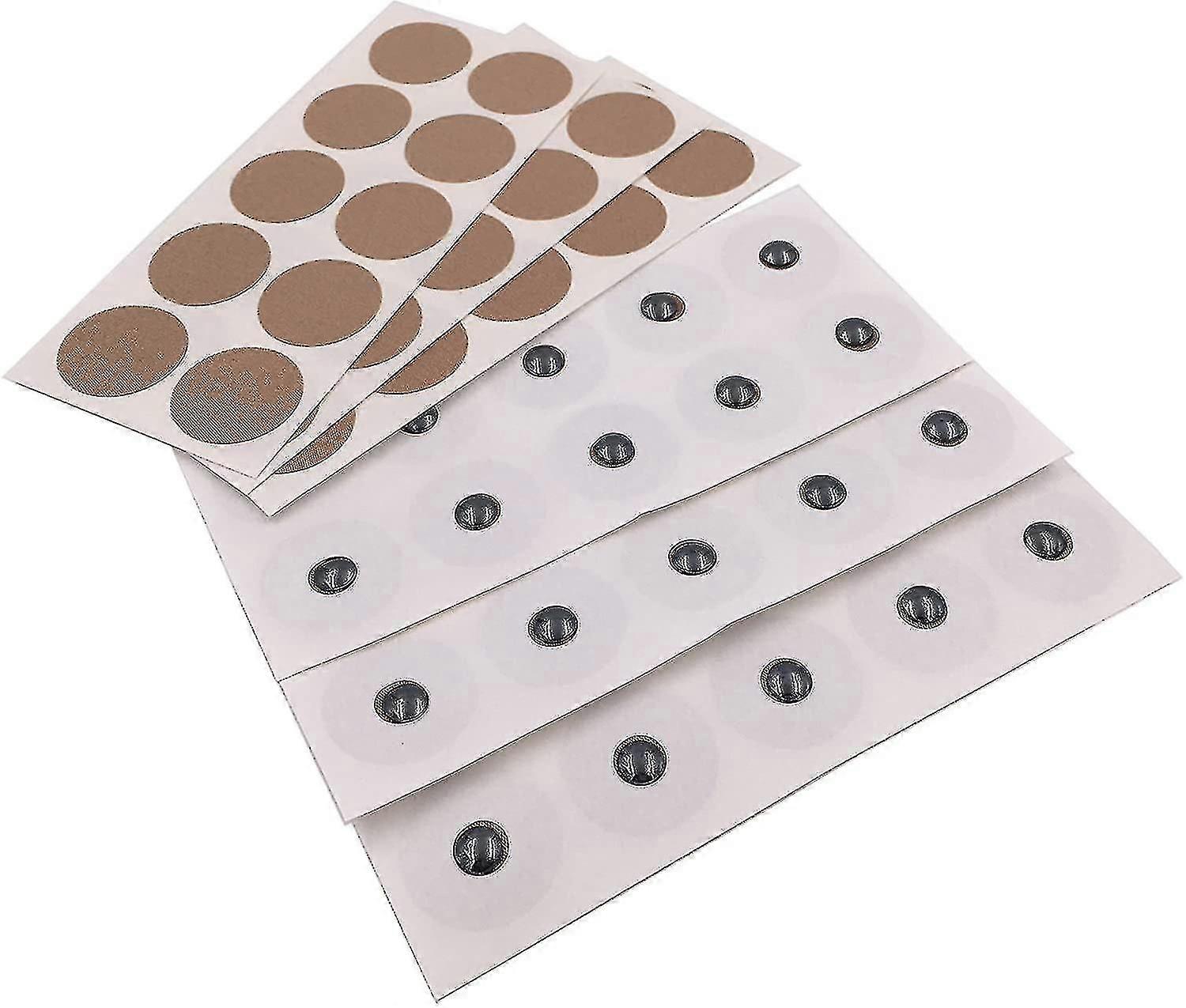 2 Sets Magnetic Acupressure Patches 600 Gauss 30 Magnets 30 Replacement Adhesives Kit Magnet Therapy