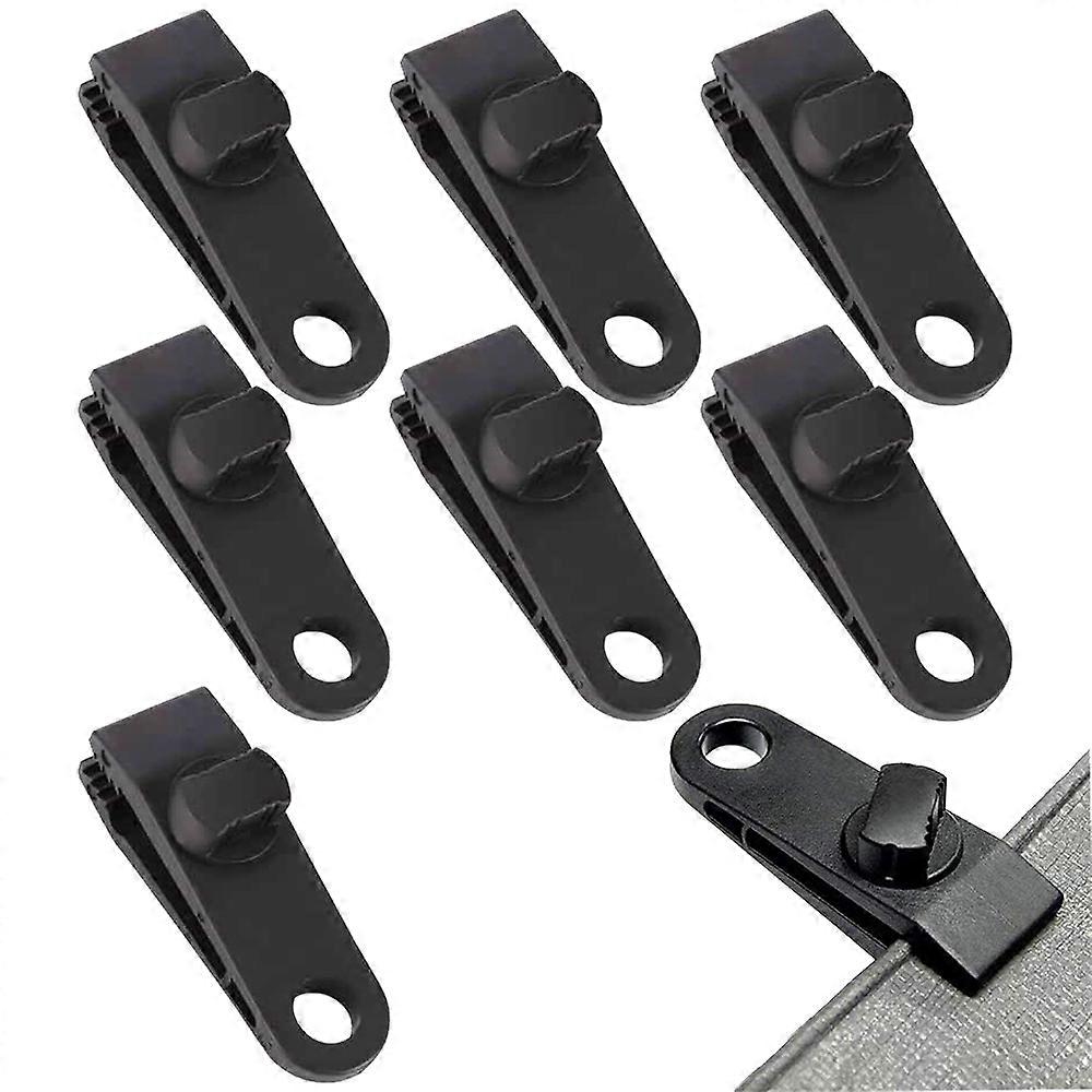 8pcs outdoor tent fixed plastic reinforced windproof clip