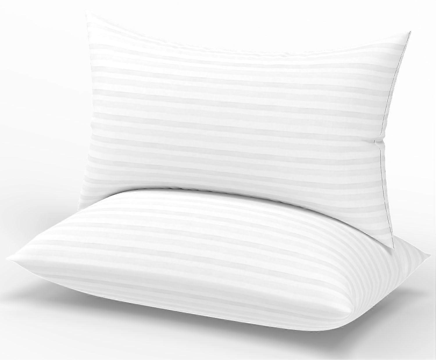 Bed Pillows Queen Size - 2 Pack Hotel Collection Soft Hypoallergenic Sleep Pillows for Comfortable Rest