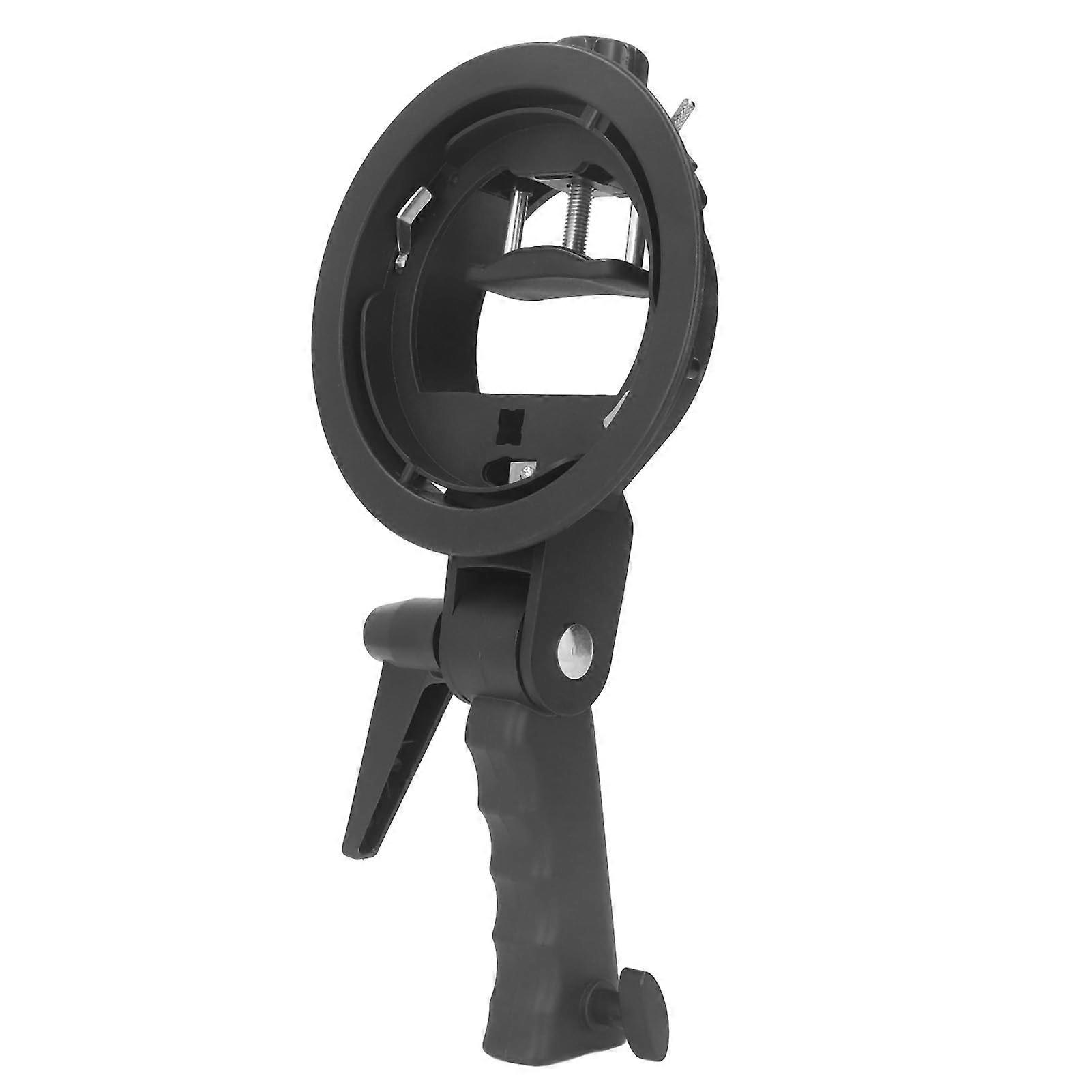 S Type Bracket Holder Compact Design with Precise Tilt Control for Speedlite Flash Mount