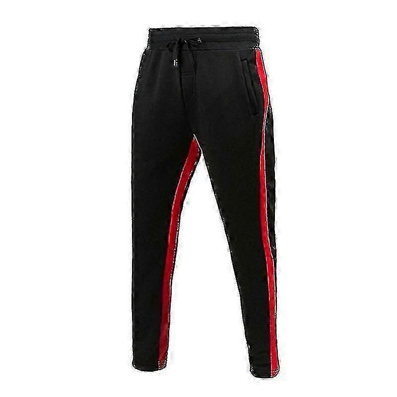 الرجال الرباط الرياضة السراويل الركض السراويل الجري تجريب السراويل الرياضية الجانب شريط صالة Sweatpant