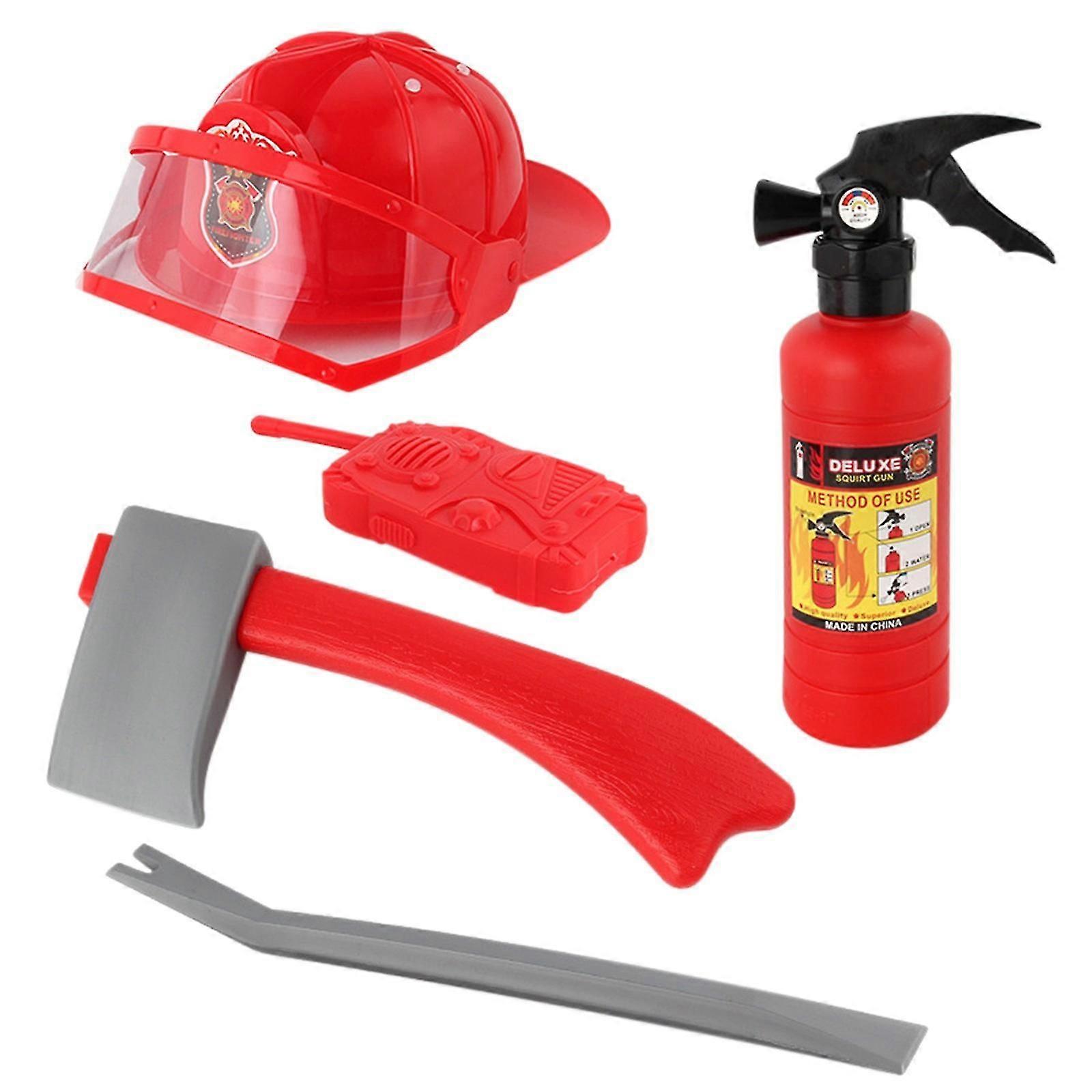 子供漫画消火器プラスチック消防士ロールプレイウォータージェットおもちゃ