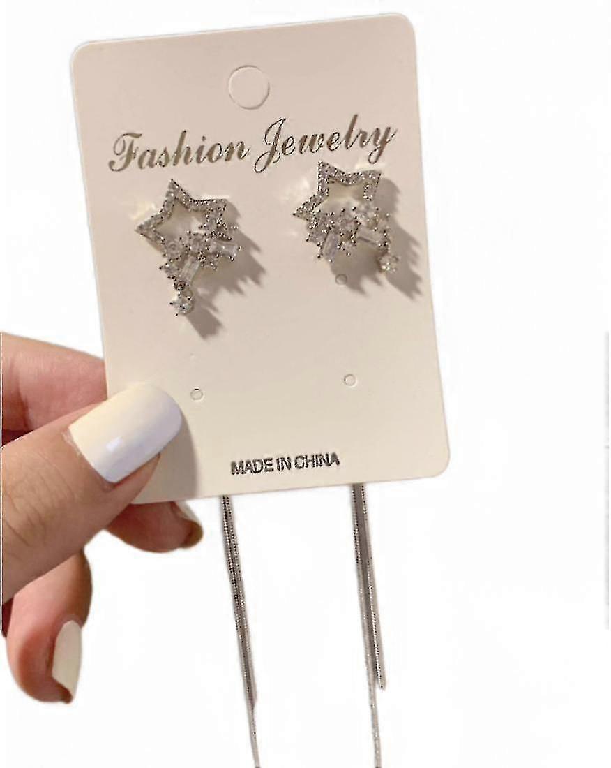 (pentagram Tassel Earrings