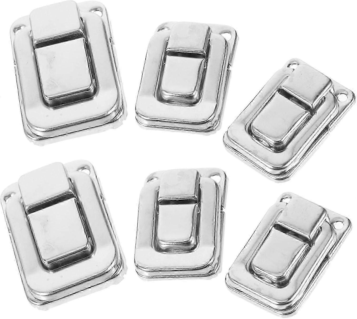 6pcs Box Toggle Lock Ant Vintage Lock Sliding Lock Buckle Hinges Hasp Latches