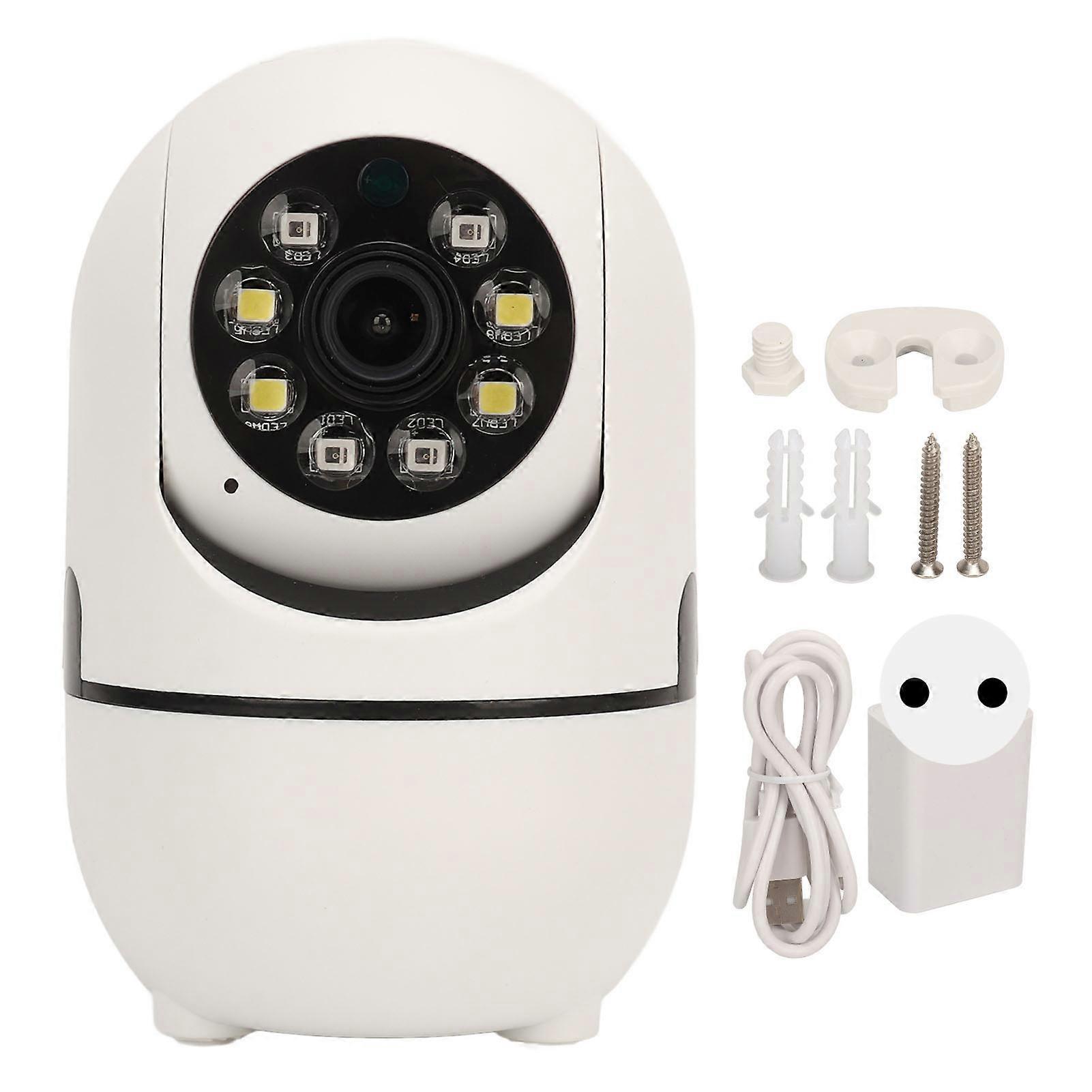 Security Camera 1080P Night Vision Motion Detection Two Way Voice 100 to 240V Wireless Security Camera for Home EU Plug
