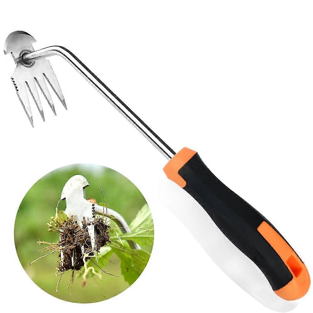 Weed Puller Tool, Garden Weeder Tool Stainless Steel Hand Weeder Tool