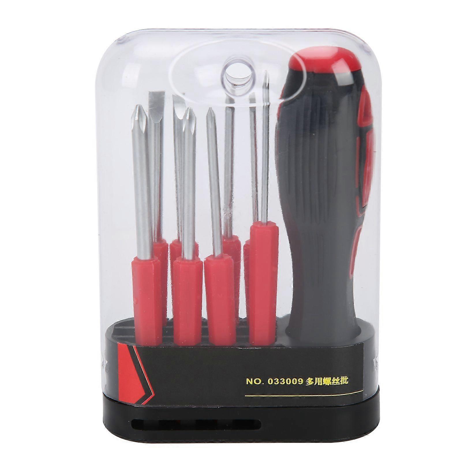 Screwdriver Combination Set Multi Function Repair 8-in 1 Hand Tool Kit with Handle