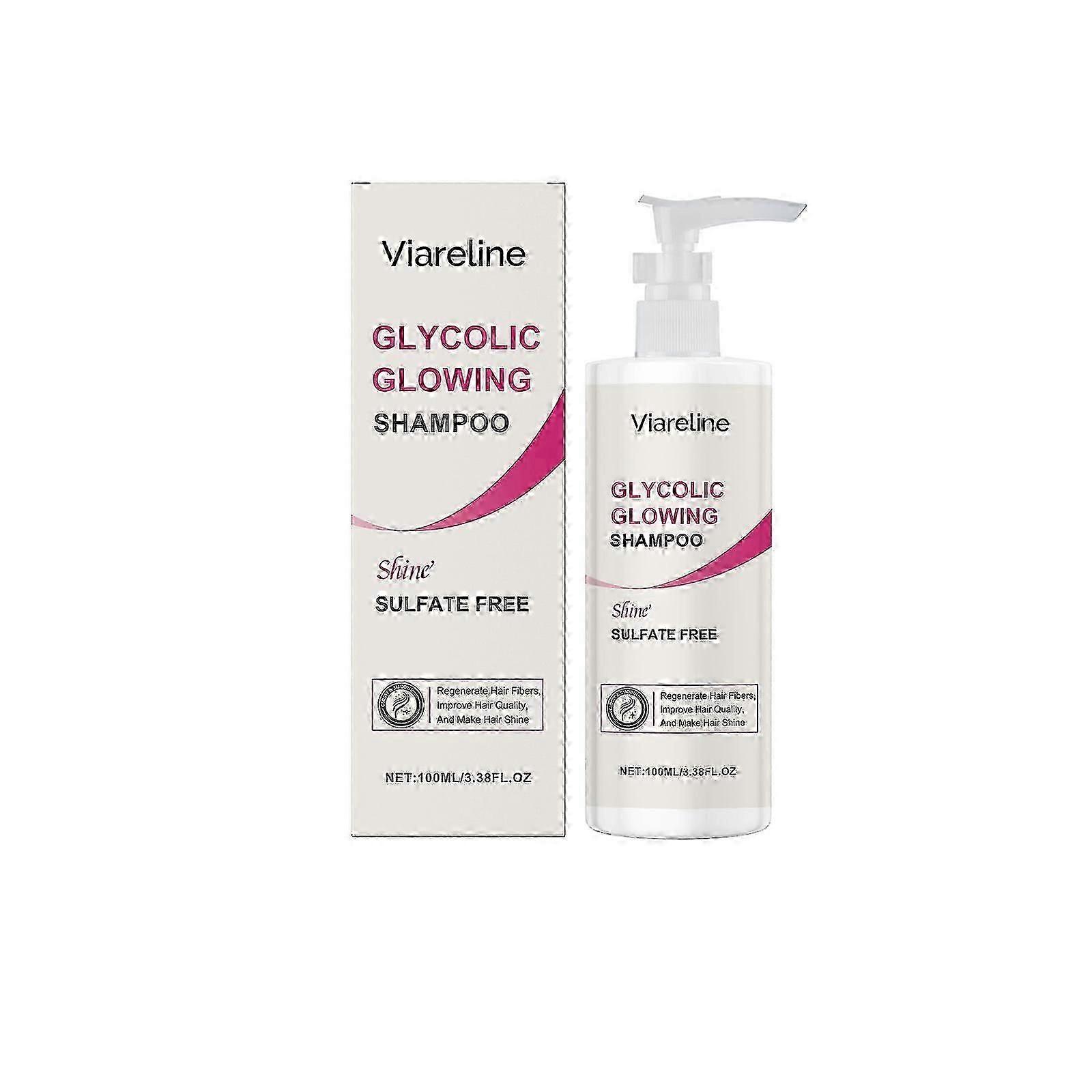 Viareline glossy nourishing shampoo moisturizing and gentle cleansing anti-dry frizzy and smooth shampoo