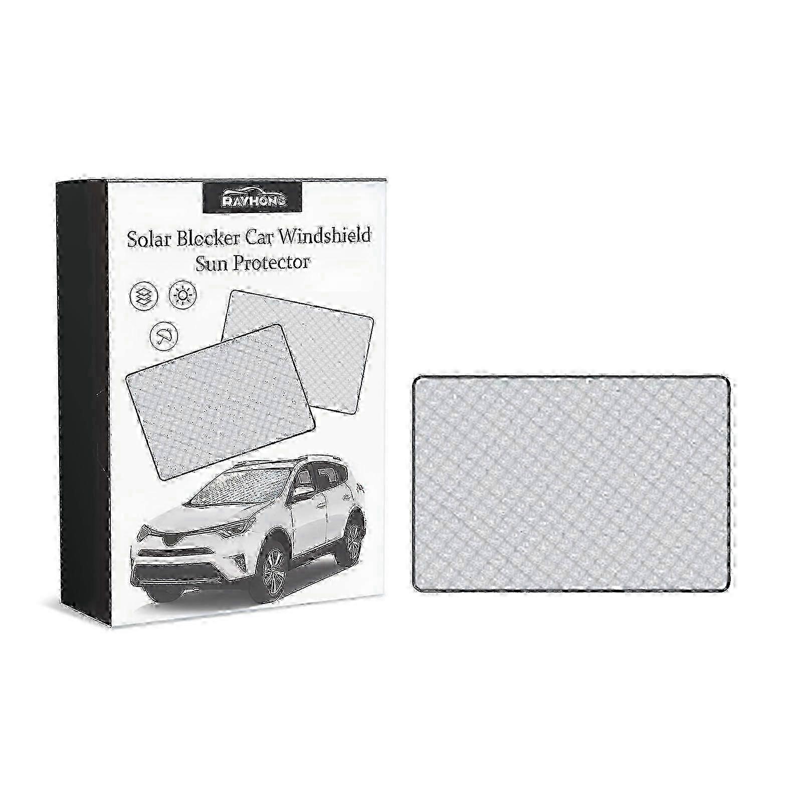 Solar Blocker Car Windshield Sun Protector, Winter car half shield windshield cloth frost and snow shield